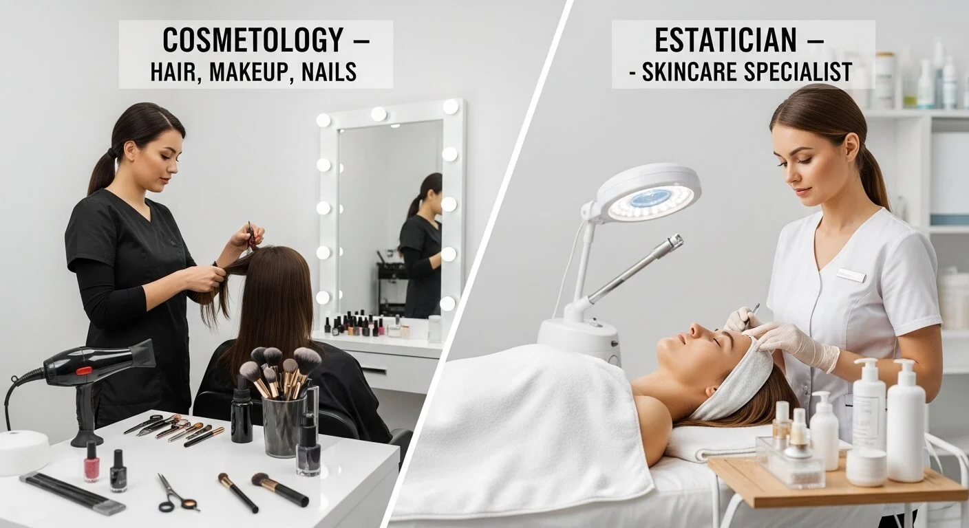 Difference Between Cosmetology and Esthetician