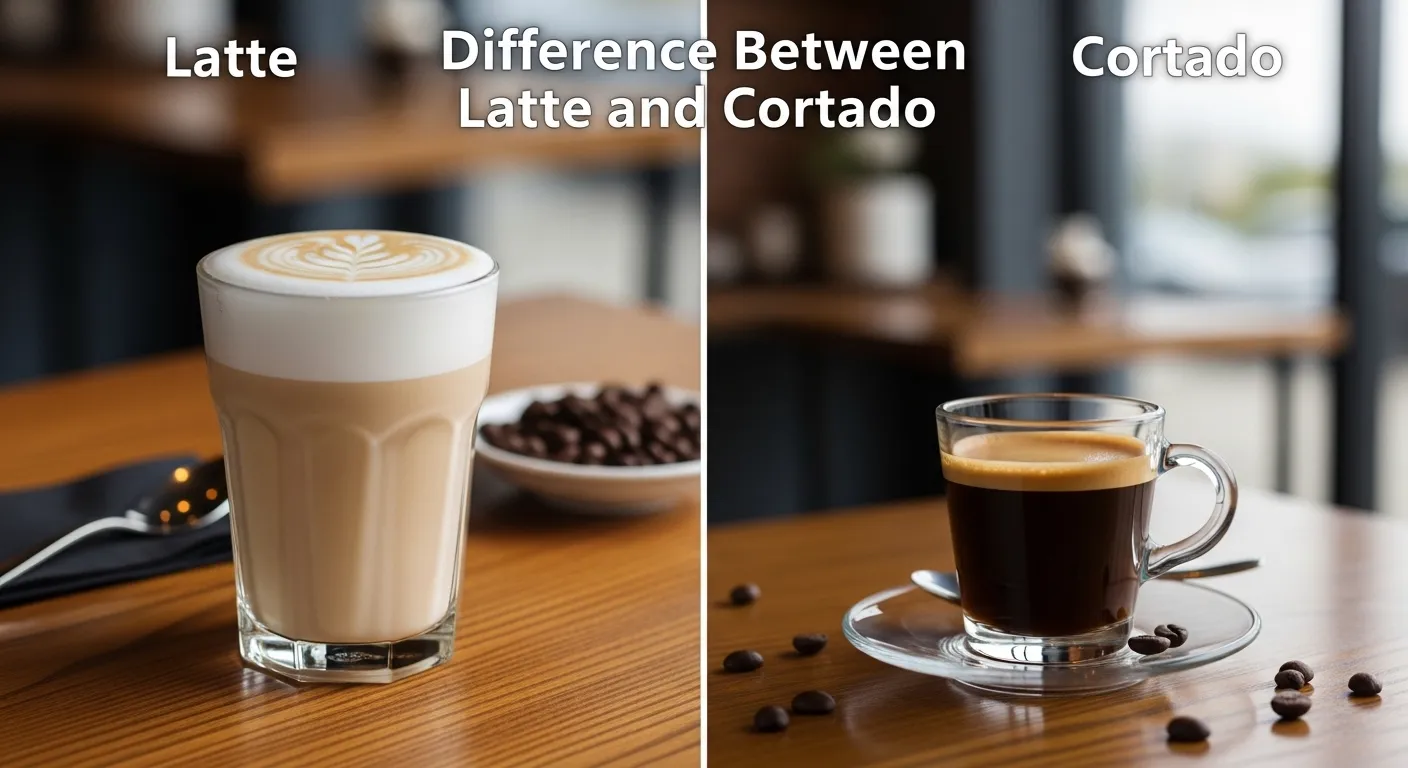difference between latte and cortado