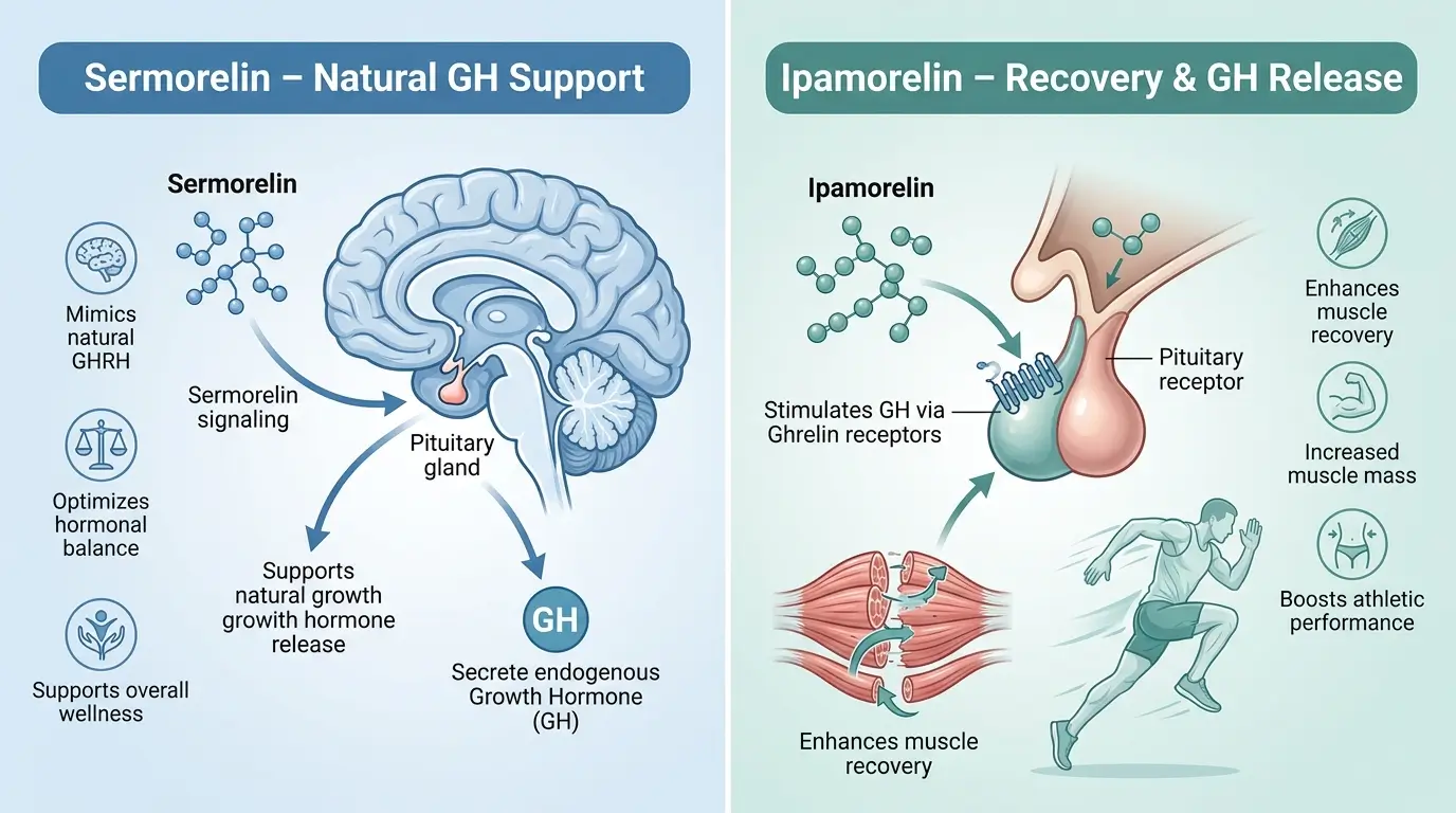 Difference Between Sermorelin and Ipamorelin ﻿