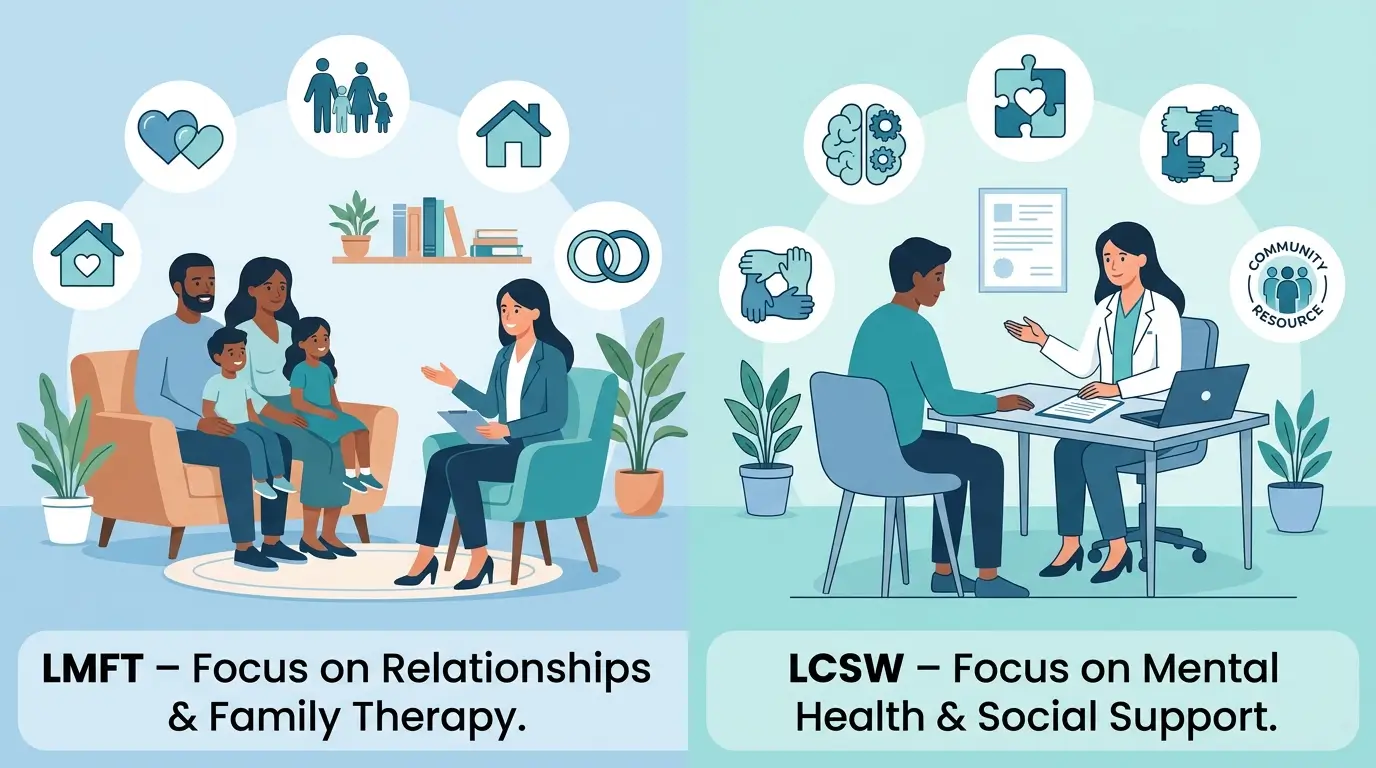 Difference Between LMFT and LCSW