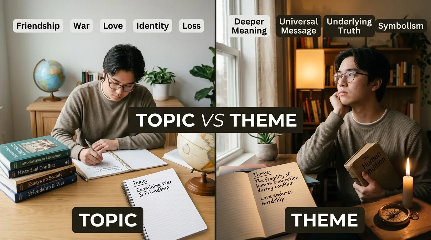 topic vs theme